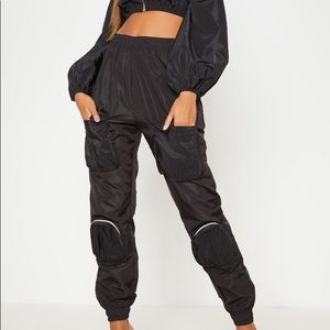 PrettyLittleThing Black Jogger